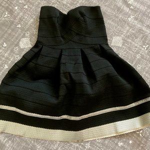 Black Strapless Dress